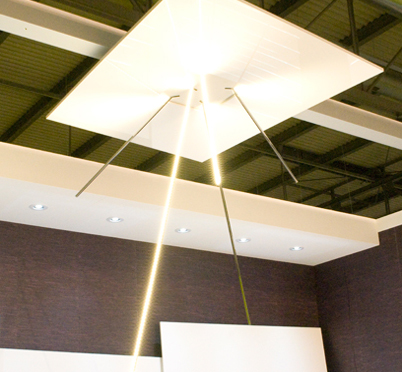 illuminazione lampadario negozi di ottica