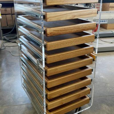 Cassettiera Plex A 10 Cassetti Su Ruote